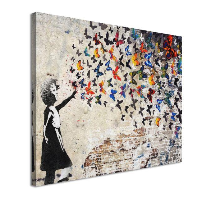 Canvas print The butterfly result