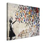Canvas print The butterfly result