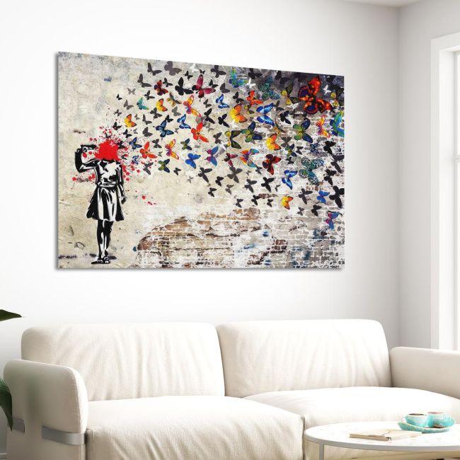 Canvas print The butterfly result I