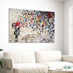 Canvas print The butterfly result I