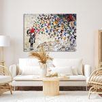 Canvas print The butterfly result I