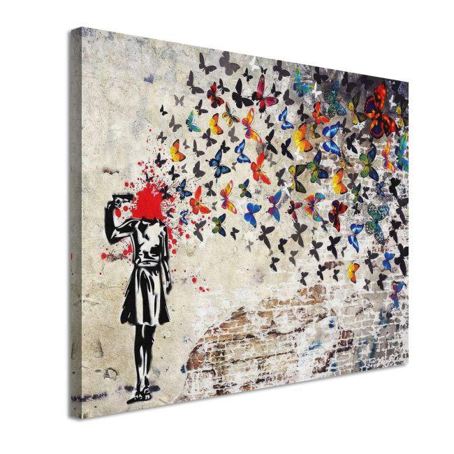 Canvas print The butterfly result I