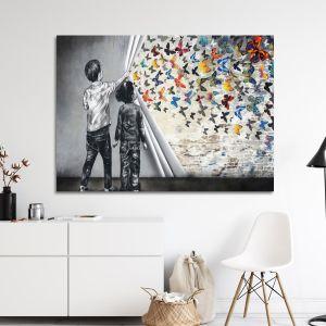 Canvas print The butterfly result II