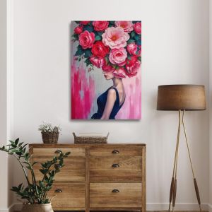 Canvas print Rose woman Framed canvas View 1 2