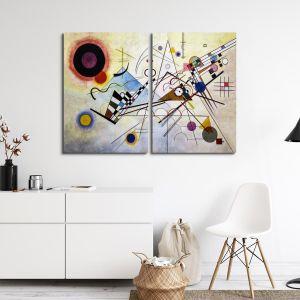 Πίνακας σε καμβά Composition VIII, Kandinsky W. δίπτυχος 2