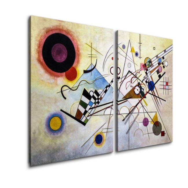 Πίνακας σε καμβά Composition VIII, Kandinsky W. δίπτυχος