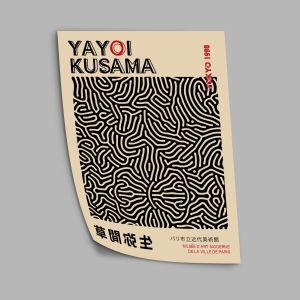 Exhibition Poster Silk and Honey, Yayoi Kusama 2