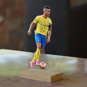 Ronaldo Cristiano wooden decorative figure