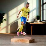 Ronaldo Cristiano wooden decorative figure