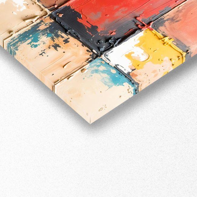 Canvas print Multicolor abstract I, panoramic