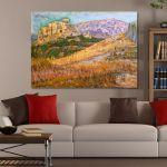 Canvas print Acropolis View from Pikna, Maleas