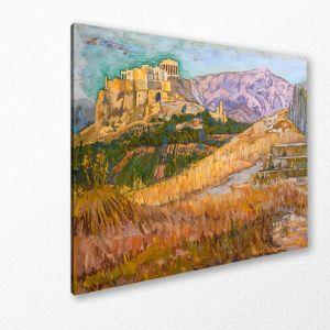Canvas print Acropolis View from Pikna Maleas Framed canvas View 1 2