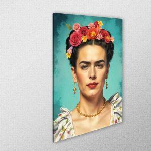 Πίνακας σε καμβά Flowered Frida II Καμβάς τελαρωμένος Όψη 1 2