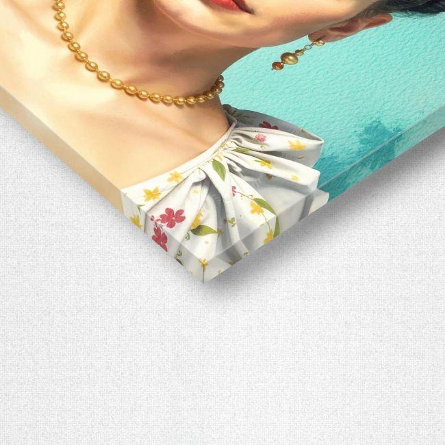Canvas print Flowered Frida II