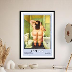 Αφίσα Έκθεσης Botero, Roma 91-92, αφίσα, κάδρο