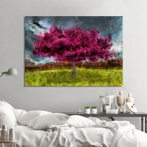 Canvas print Tree, Purple tree
