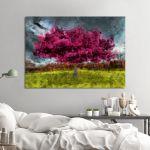 Canvas print Tree, Purple tree