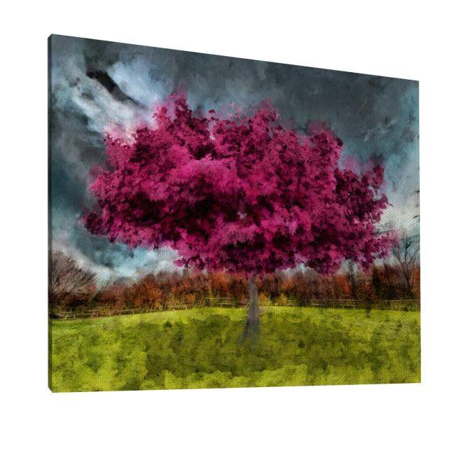 Canvas print Tree, Purple tree