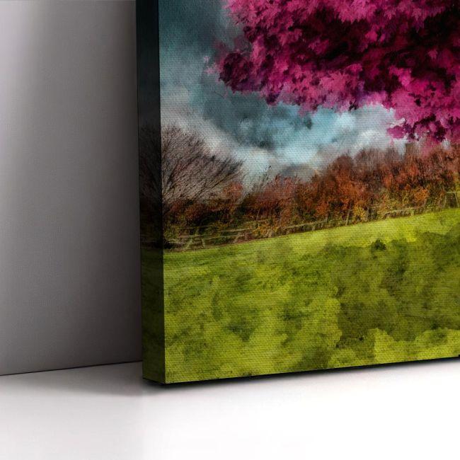 Canvas print Tree, Purple tree