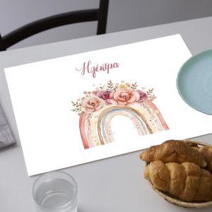 Σουπλά ουράνιο τόξο watercolor roses 2