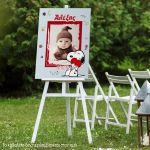 Canvas print Baptism Snoopy, personalized with photo