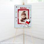 Canvas print Baptism Snoopy, personalized with photo