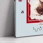 Canvas print Baptism Snoopy, personalized with photo