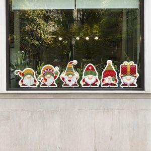 Christmas sticker, Gnomes