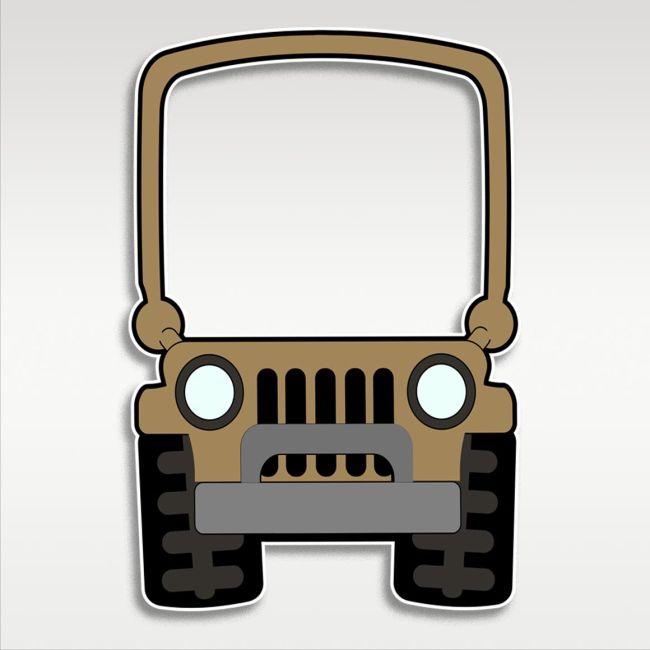 Party Photo prop Jeep