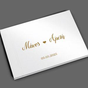 Βιβλίο ευχών, Watercolor car and flowers 2