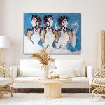 Canvas print Blue ladies, Knossos