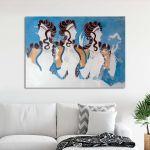 Canvas print Blue ladies, Knossos