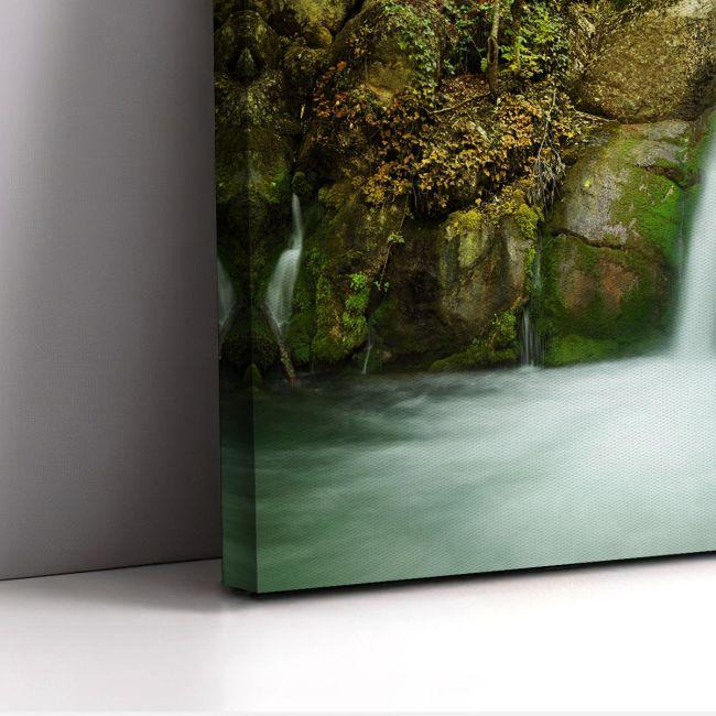 Πίνακας σε καμβά Autumn creek, πανοραμικός