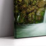 Canvas print Autumn creek, panoramic