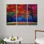 Canvas print Spring awakes,3 panels