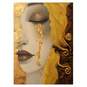 Freya's tears I Klimt Gustav αφίσα κάδρο  Αφίσα πόστερ με μαύρη κορνίζα 2