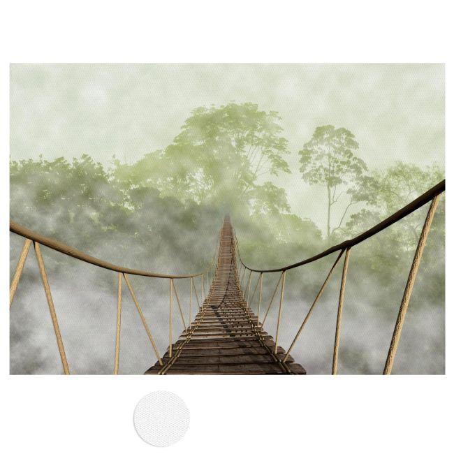Canvas print Jungle bridge