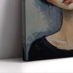 Canvas print Modern Modigliani female portrait