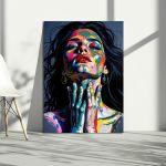 Canvas print Pop art woman