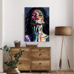 Canvas print Pop art woman