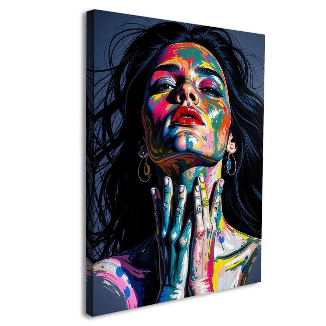 Canvas print Pop art woman