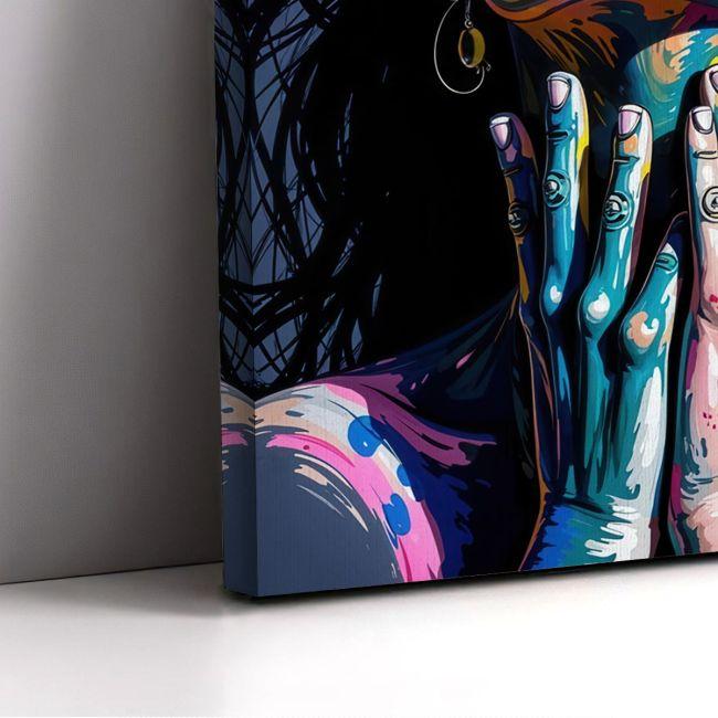 Πίνακας σε καμβά Pop art woman