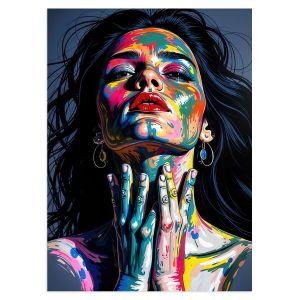 Pop art woman, poster 2