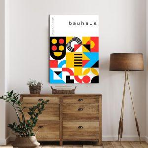 Πίνακας σε καμβά Bauhaus geometrical Καμβάς τελαρωμένος Όψη 1 2
