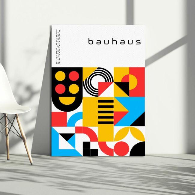 Canvas print Bauhaus geometrical