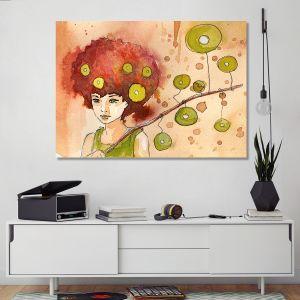 Πίνακας σε καμβά Beautiful child water colors