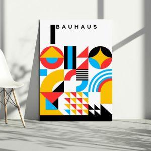Πίνακας σε καμβά Bauhaus geometrical I