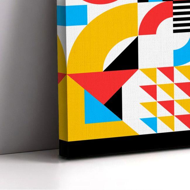 Πίνακας σε καμβά Bauhaus geometrical I