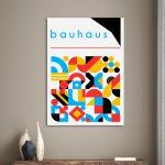 Πίνακας σε καμβά Bauhaus geometrical II