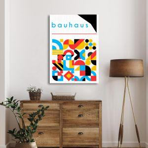 Πίνακας σε καμβά Bauhaus geometrical II Καμβάς τελαρωμένος Όψη 1 2